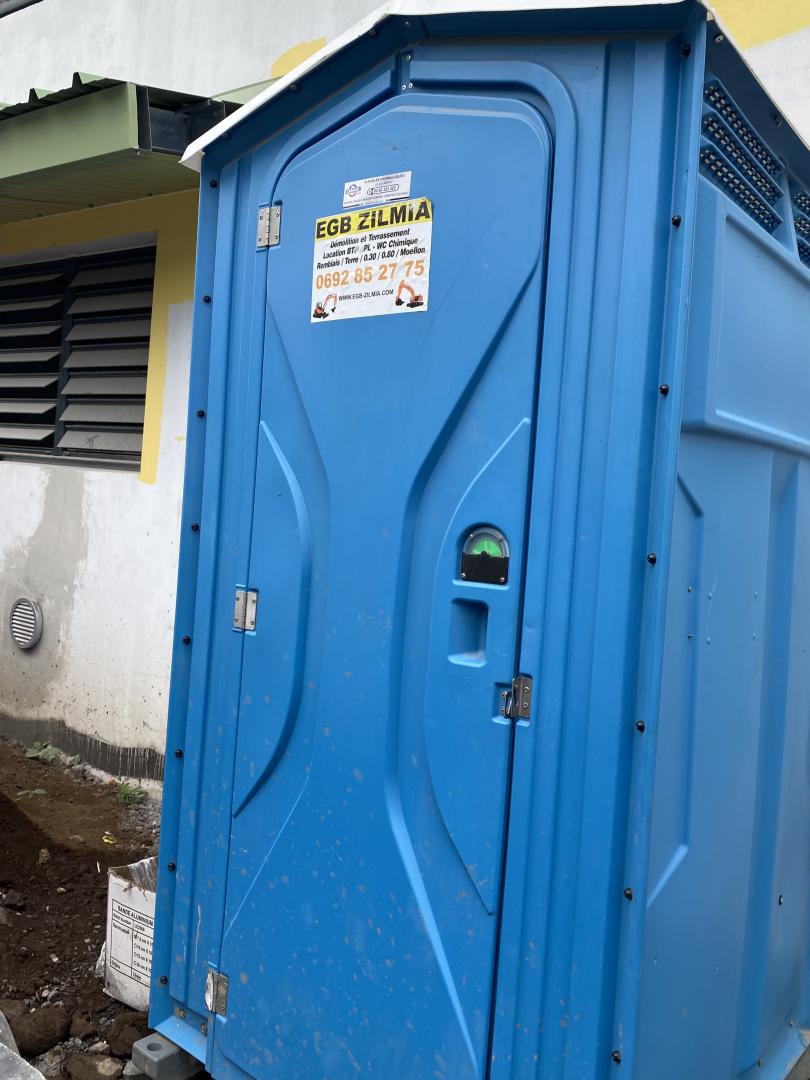 Toilette de chantier La Réunion